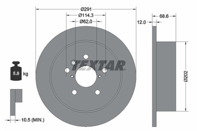 TEXTAR 92144203 EAN: 4019722302657.