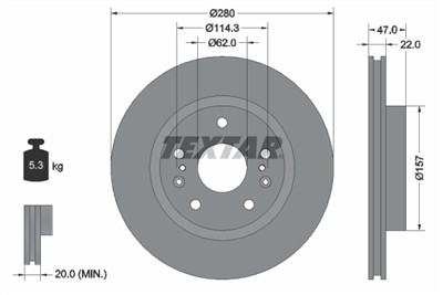 TEXTAR 92268303 EAN: 4019722468940.