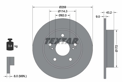 TEXTAR 92308303 EAN: 4019722539237.