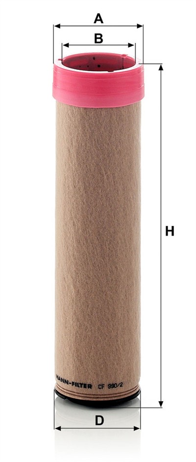 MANN-FILTER CF 990/2 EAN: 4011558016371.