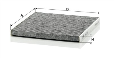 MANN-FILTER CUK 2226 EAN: 4011558544904.