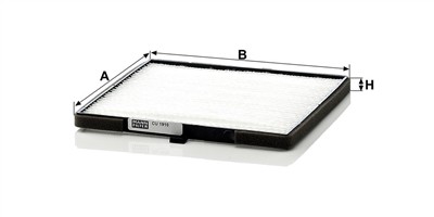 MANN-FILTER CU 1910 EAN: 4011558321208.
