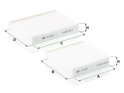 MANN-FILTER CU 21 000-2 EAN: 4011558319106.