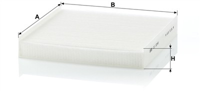 MANN-FILTER CU 2245 EAN: 4011558309008.