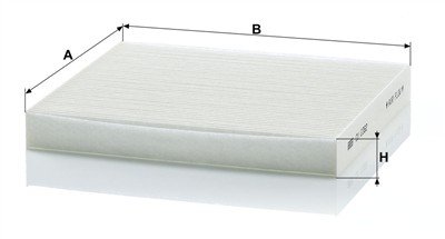 MANN-FILTER CU 2362 EAN: 4011558320102.