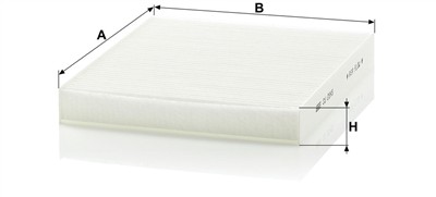 MANN-FILTER CU 2545 EAN: 4011558306205.