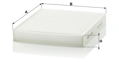 MANN-FILTER CU 2559 EAN: 4011558313906.