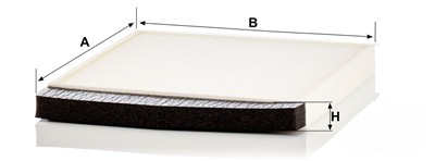 MANN-FILTER CU 2855 EAN: 4011558304904.