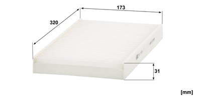 MANN-FILTER CU 3139 EAN: 4011558547608.