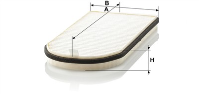 MANN-FILTER CU 3642-2 EAN: 4011558315702.