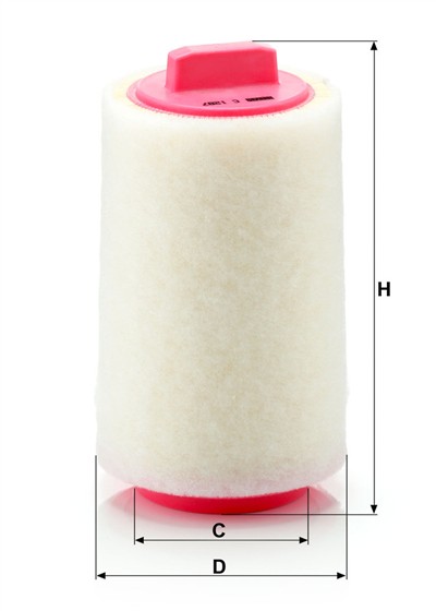 MANN-FILTER C 1287 EAN: 4011558015381.