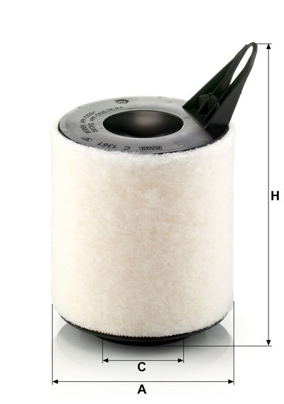 MANN-FILTER C 1361 EAN: 4011558354206.