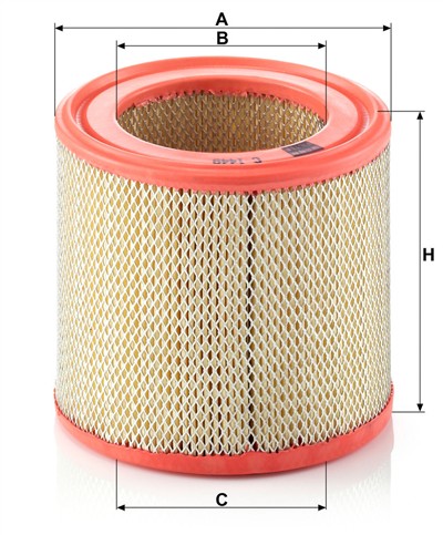 MANN-FILTER C 1449 EAN: 4011558162306.