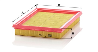 MANN-FILTER C 2329 EAN: 4011558171407.