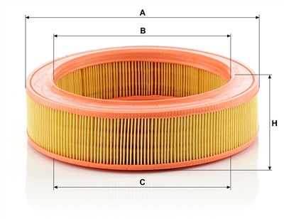 MANN-FILTER C 2555/2 EAN: 4011558113803.