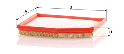 MANN-FILTER C 2558/5 EAN: 4011558184506.