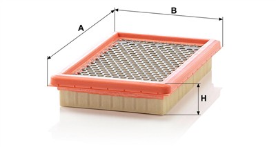 MANN-FILTER C 2564 EAN: 4011558162009.