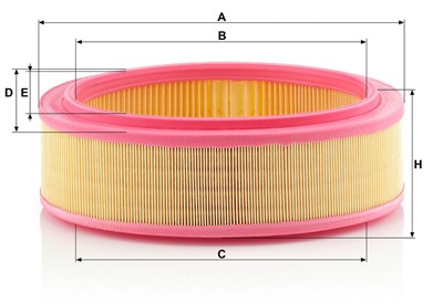 MANN-FILTER C 2672/1 EAN: 4011558380205.