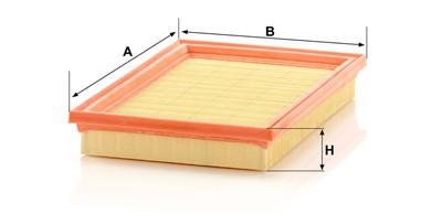 MANN-FILTER C 2851 EAN: 4011558223809.