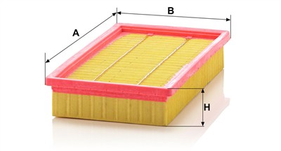 MANN-FILTER C 2892 EAN: 4011558228903.