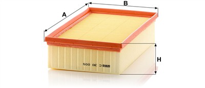 MANN-FILTER C 30 005 EAN: 4011558028725.