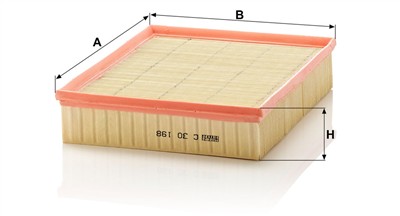MANN-FILTER C 30 198 EAN: 4011558013639.