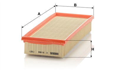 MANN-FILTER C 3188 EAN: 4011558211004.