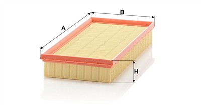 MANN-FILTER C 3284/2 EAN: 4011558170301.