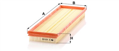 MANN-FILTER C 43 102 EAN: 4011558364304.