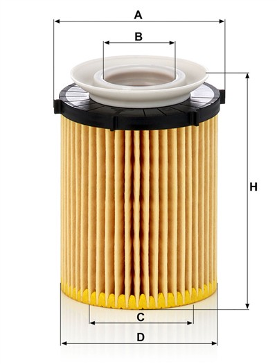 MANN-FILTER HU 711/6 Z EAN: 4011558042189.
