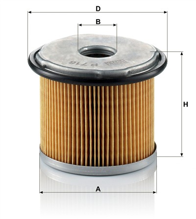 MANN-FILTER P 716 EAN: 4011558553500.