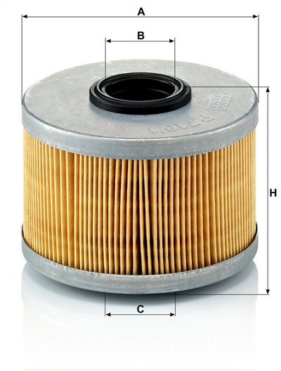 MANN-FILTER P 716/1 x EAN: 4011558555702.