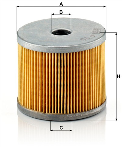 MANN-FILTER P 78 X EAN: 4011558553609.