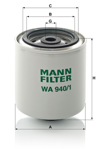 MANN-FILTER WA 940/1 EAN: 4011558790202.