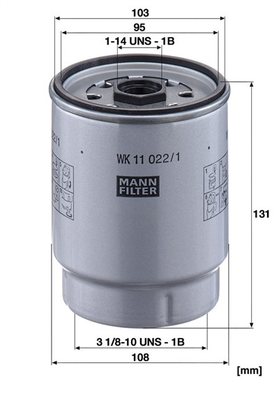 MANN-FILTER WK 11 022/1 z EAN: 4011558613051.