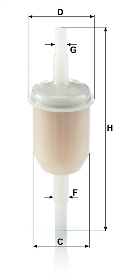 MANN-FILTER WK 31/2 (100) EAN: 4011558911010.