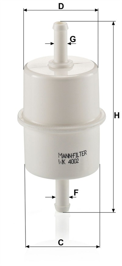 MANN-FILTER WK 4002 EAN: 4011558018597.