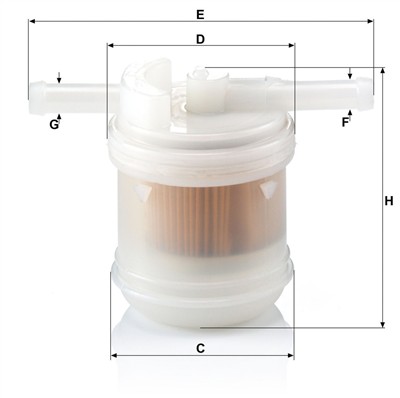 MANN-FILTER WK 42/14 EAN: 4011558913403.