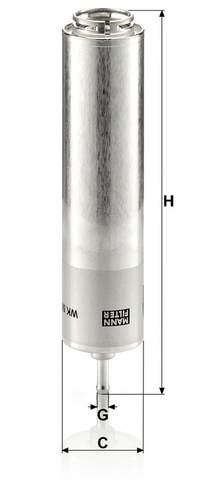 MANN-FILTER WK 5001 EAN: 4011558012182.