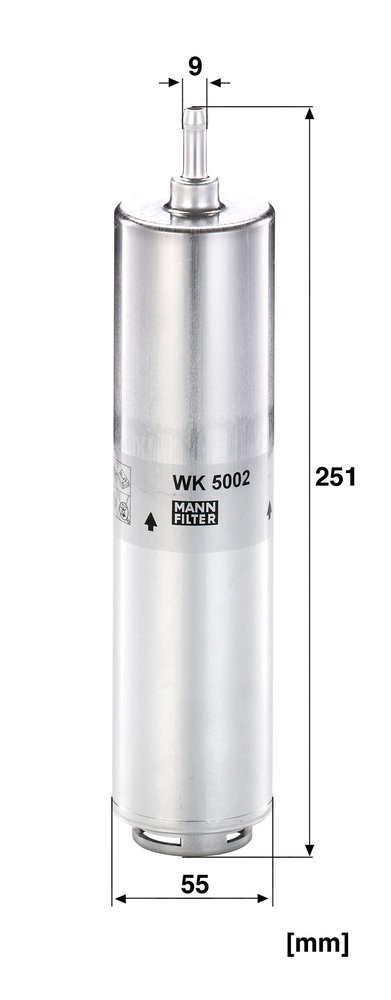MANN-FILTER WK 5002 EAN: 4011558663476.