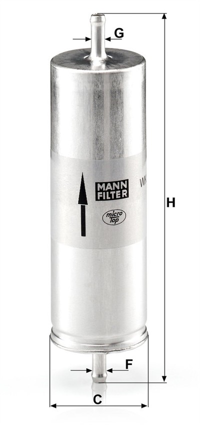 MANN-FILTER WK 516 EAN: 4011558904807.