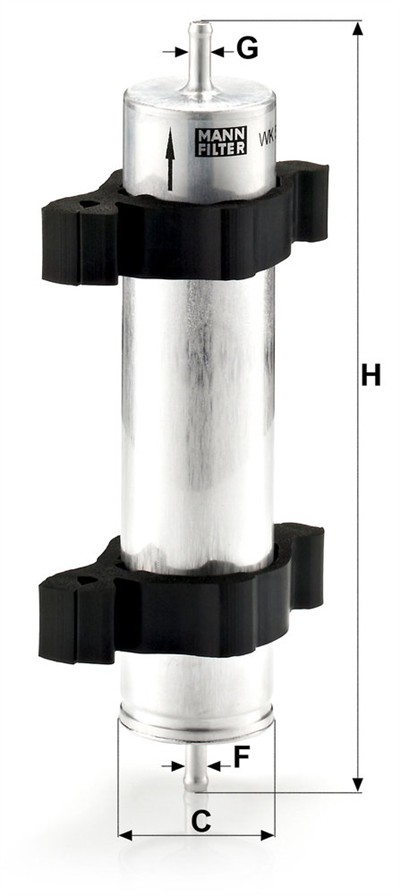 MANN-FILTER WK 521/2 EAN: 4011558940300.