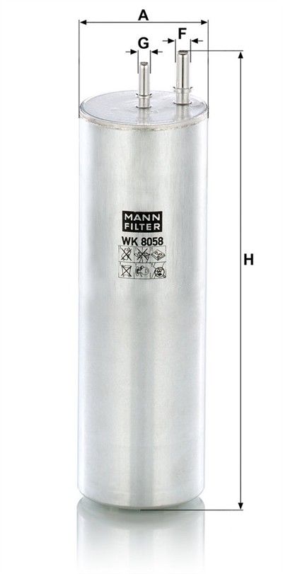 MANN-FILTER WK 8058 EAN: 4011558093020.