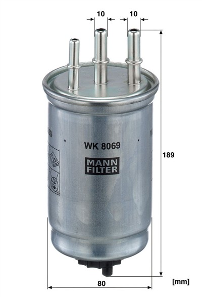 MANN-FILTER WK 8069 EAN: 4011558335502.