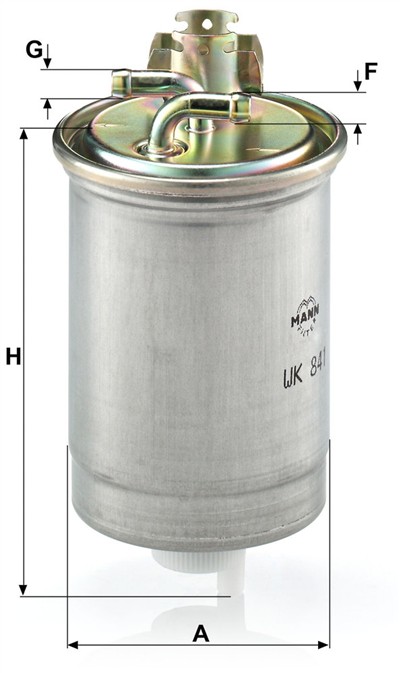 MANN-FILTER WK 841 EAN: 4011558915506.