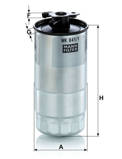 MANN-FILTER WK 841/1 EAN: 4011558937201.