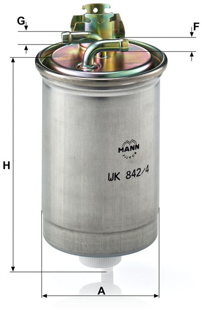 MANN-FILTER WK 842/4 EAN: 4011558902407.