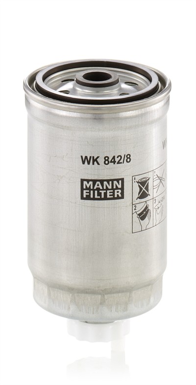 MANN-FILTER WK 842/8 EAN: 4011558930400.