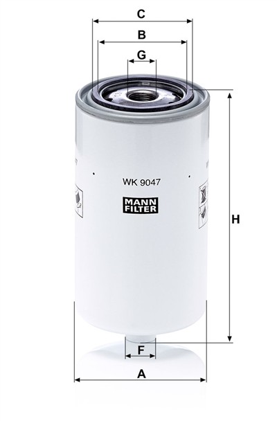 MANN-FILTER WK 9047 EAN: 4011558040383.
