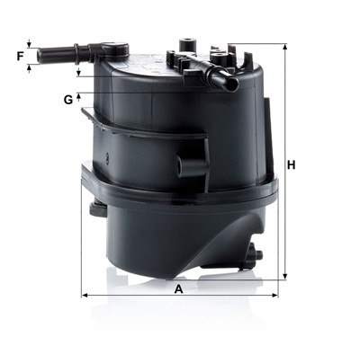 MANN-FILTER WK 939 EAN: 4011558942007.